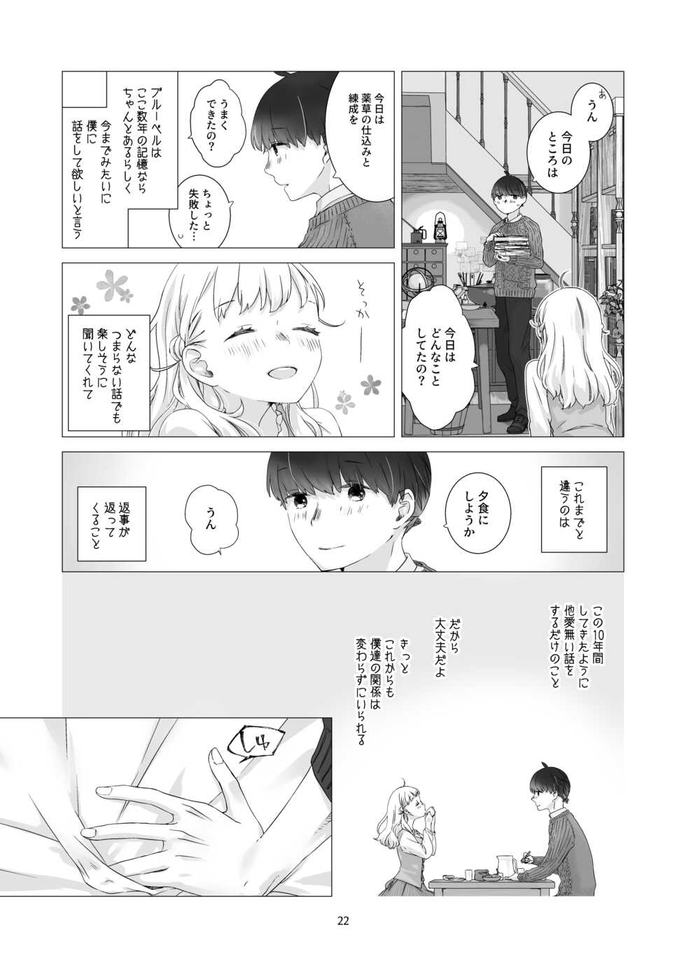 [Aoiro Kansokujo (Nakahara Mizuimo)] Minarai Mahoutsukai-kun to Hana no Namae [Digital] - Page 21