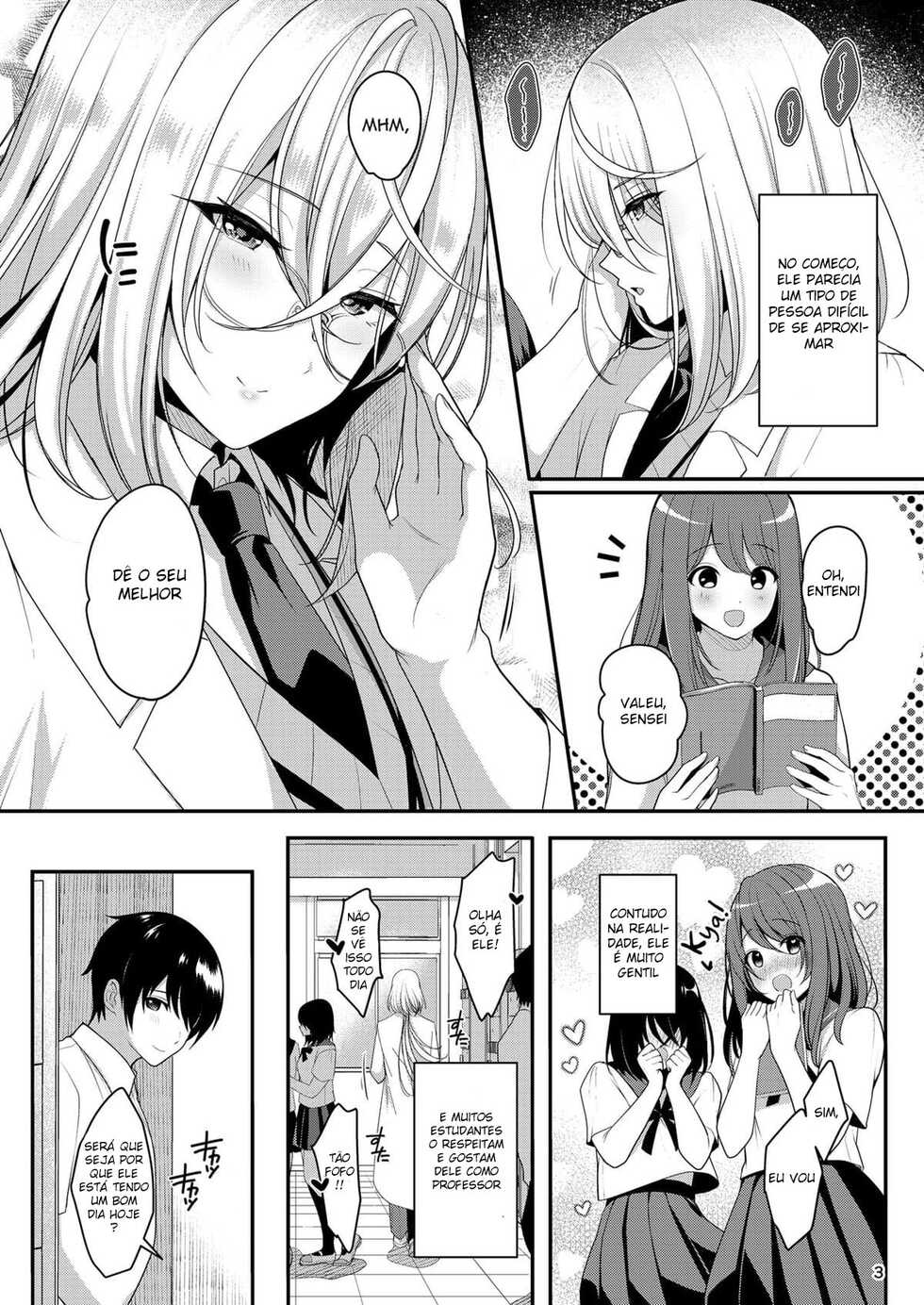[Kakukonoka (Menoko)] Cool Bijin na Sensei ga Ore ni Dake Amaenbo de Komatte Imasu [Portuguese-BR] [DiegoVPR] - Page 4