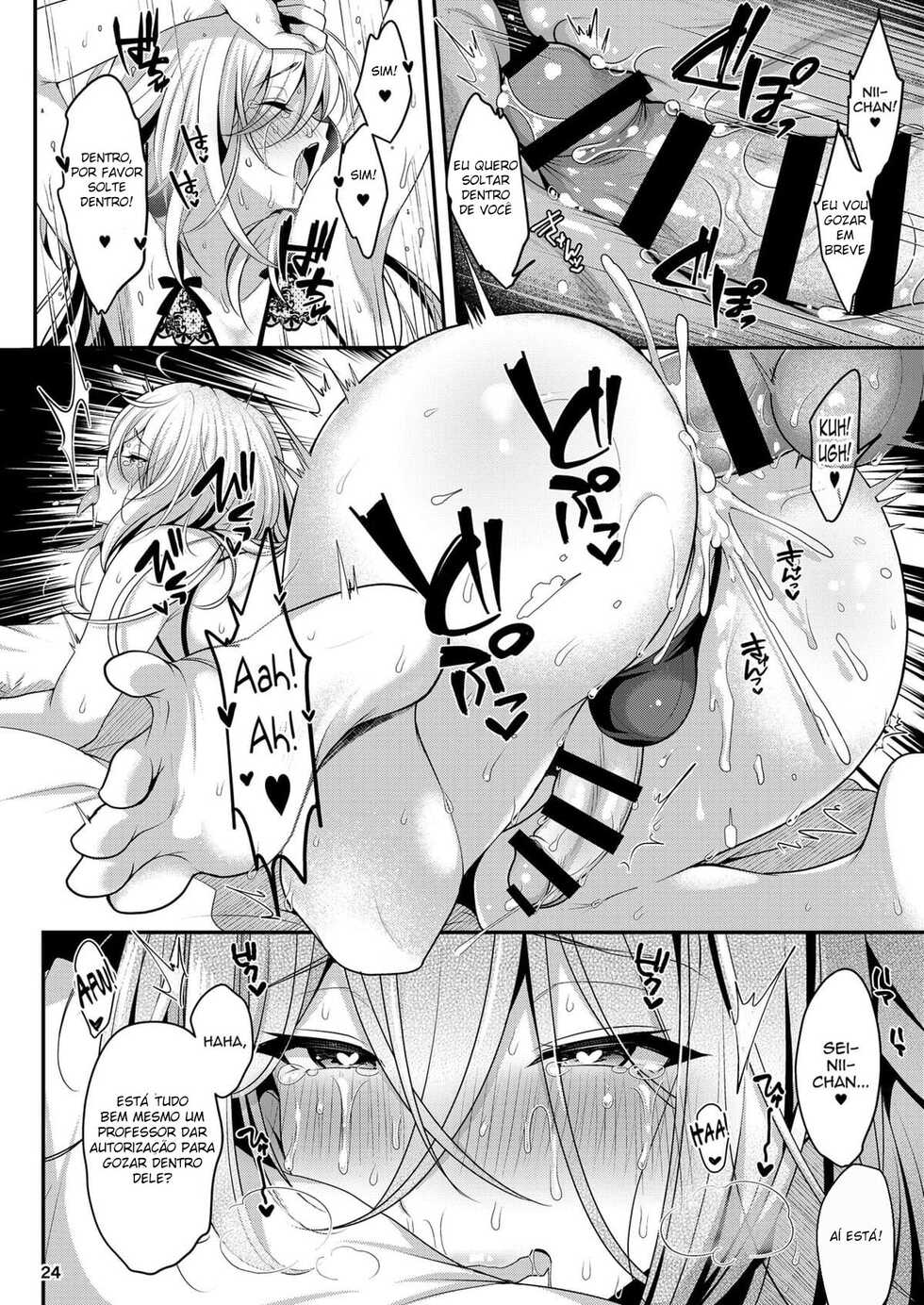 [Kakukonoka (Menoko)] Cool Bijin na Sensei ga Ore ni Dake Amaenbo de Komatte Imasu [Portuguese-BR] [DiegoVPR] - Page 25