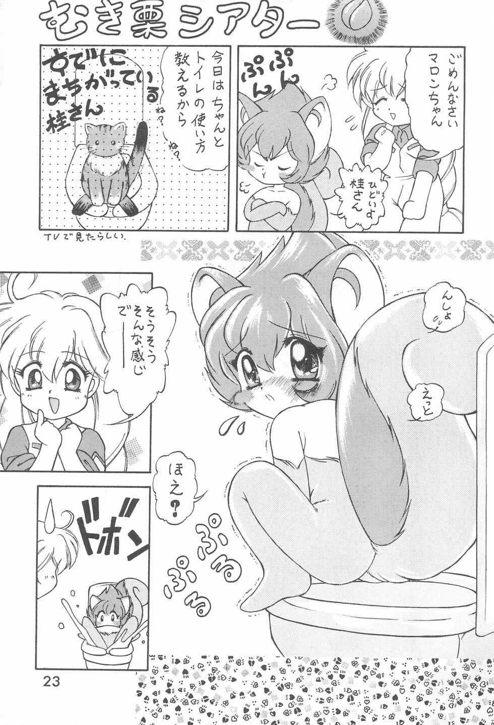 (C55) [Catty News Network (Momohime Shibuki)] Punitto Anshin! Ukyuu Ryokou (YAT Anshin! Uchuu Ryokou) - Page 23