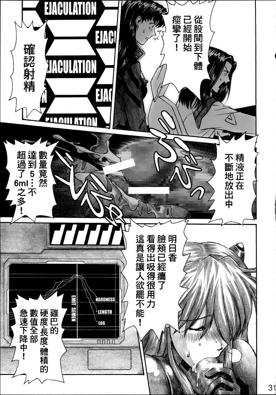 (C68) [TENGU NO TSUZURA (Kuro Tengu)] NERV no Ichiban Nagai Hi (Neon Genesis Evangelion) [Chinese] [surely个人汉化] - Page 30