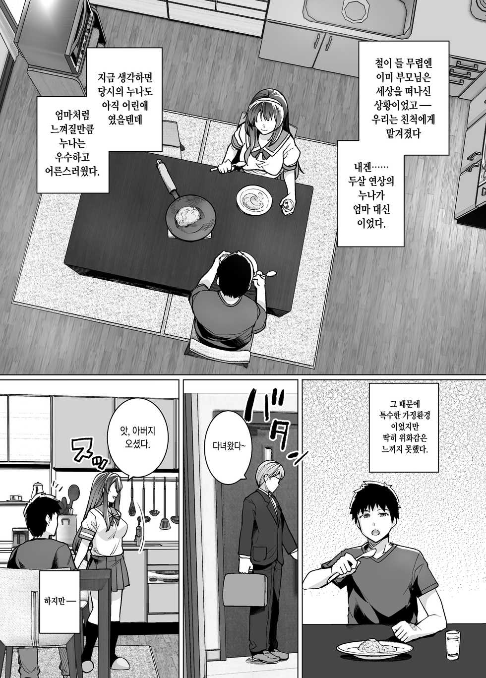 [Harukichi] Ane wa Oyaji ni Idakareteru [Digital] [Korean] - Page 10