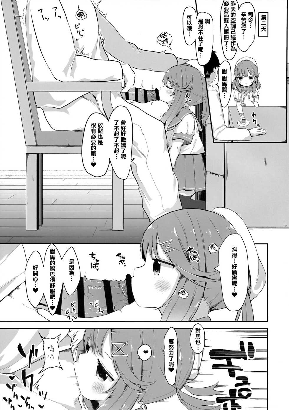 (C100) [Mugichoko Store (Mugichoko)] Hishokan Tsushima-chan no Himitsu no Oshigoto (Kantai Collection -KanColle-) [Chinese] [CE家族社] - Page 11