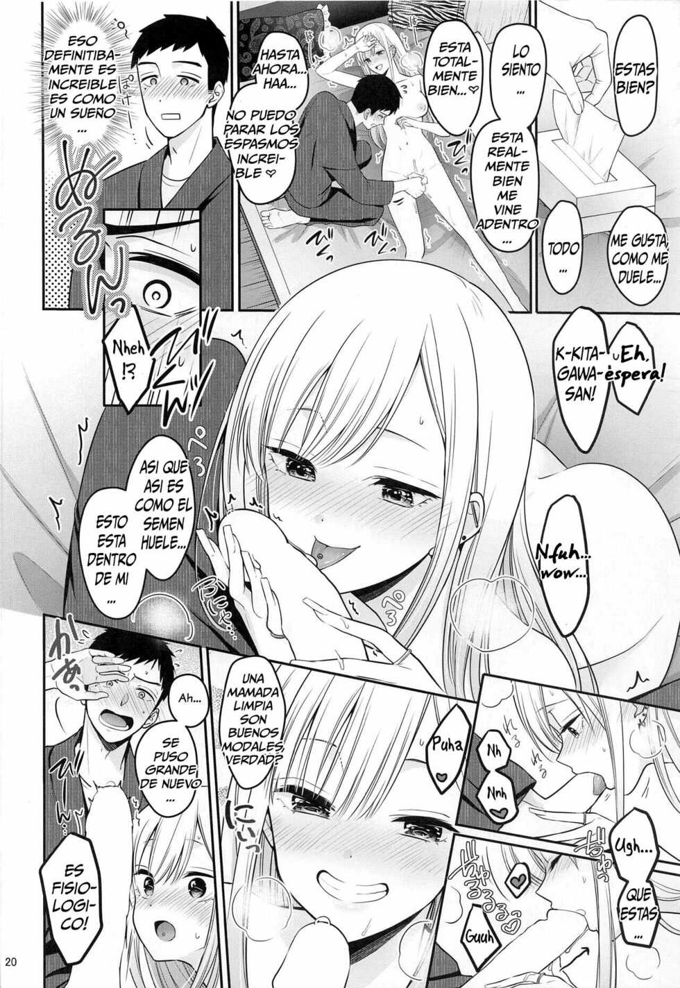 (C100) [Yukisizuku (Naganeko)] Gojou-kun no Koto ga Daishuki Sugite Yona Yona Hakadotte Ita Koto ga Bareta Ken (Sono Bisque Doll wa Koi o Suru) [Spanish] - Page 21