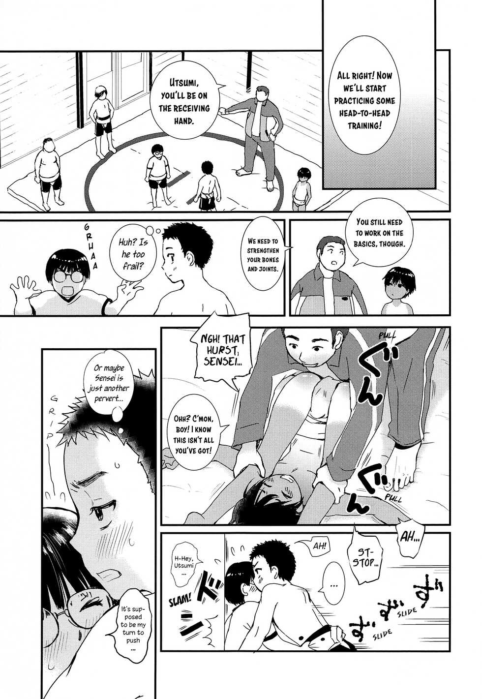 (ShotaFes 4) [Natsukanmi (Ko-ri Azuki)] Sexy Bishounen Rikishi Teruya [English] [Hikaru Scans] - Page 8