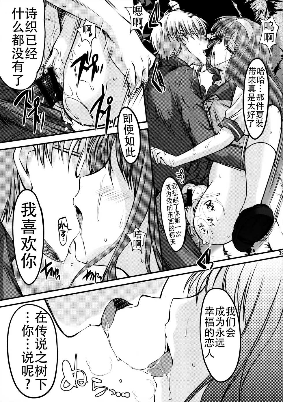 (C86) [HIGH RISK REVOLUTION (Aizawa Hiroshi, Iwasaki Hiromasa)] Shiori Dai-Nijuuichi-Shou Saigo no Kizuna - Shiori Volume 21 The Last Of Her Emotional Ties (Tokimeki Memorial) [Chinese] [不想出名的咸鱼个人机翻] - Page 38