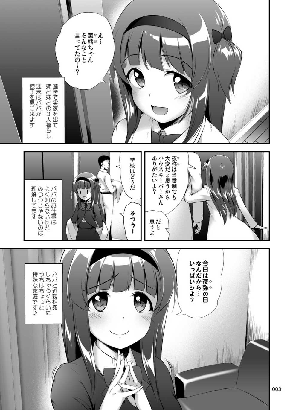 [Kajimura Market (Kajimura Kajima)] Nakadashi! Papachin Junkie 2 ~ Oyako Jusei Ninshin Bote H mo Aru yo - Page 3