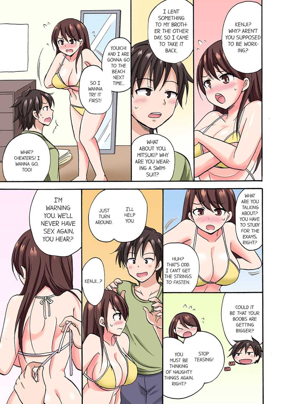 [Maimu Kotobuki] You Said Just the Tip… I Asked My Brother's Girlfriend to Have Sex With Me Without a Condom!! (Complete) [English] - Page 56
