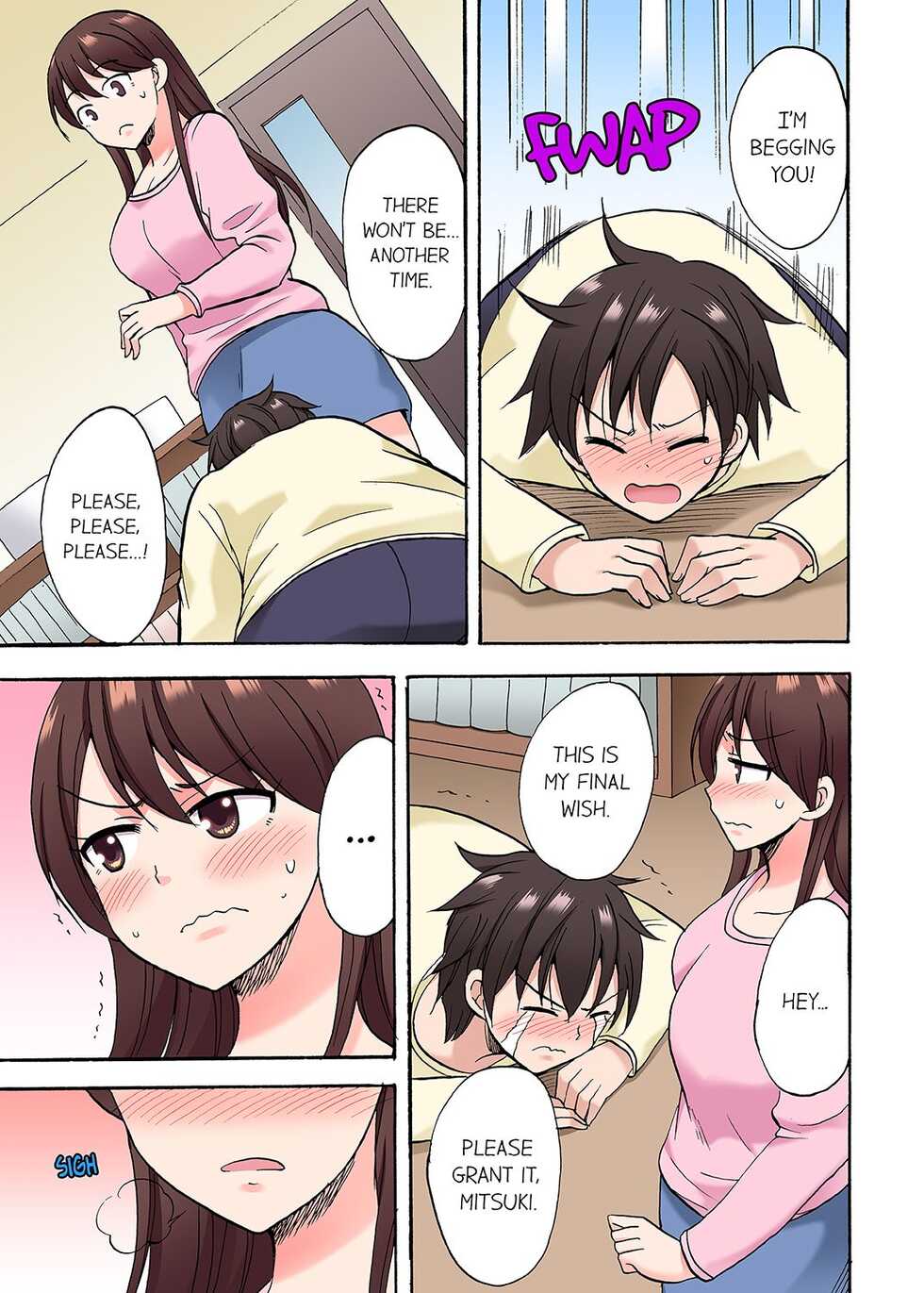 [Maimu Kotobuki] You Said Just the Tip… I Asked My Brother's Girlfriend to Have Sex With Me Without a Condom!! (Complete) [English] - Page 344
