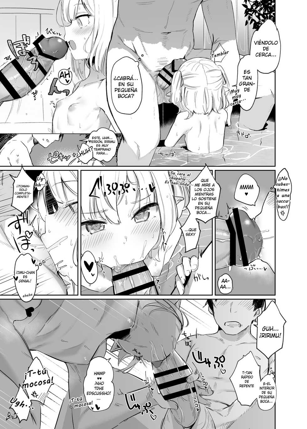 [Utsusumi Onsen (Utsusumi Kio)] Nee, Ririmu dake o Mite | Hey, Solo mira a Ririmu (Makaino Ririmu) [Spanish] [Sweet Night Translations] [Digital] - Page 11