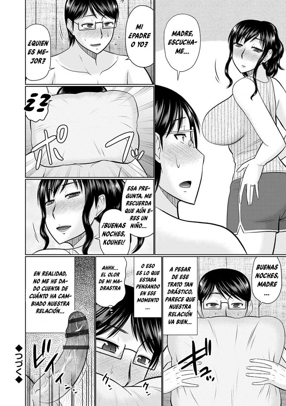 [Hatakeyama Tohya] Boku to Kaa-san no Naka | Inside my Stepmother (Bosei Kannou) [Spanish] [Dr.boi.trads] [Digital] - Page 24
