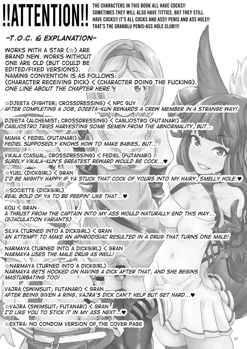 [Mentsukidou (Shimuro)] Gra-byuru!! Chinchin Ketsu-ana Bu ♂ (Granblue Fantasy) [English] [mysterymeat3] [Digital] - Page 2