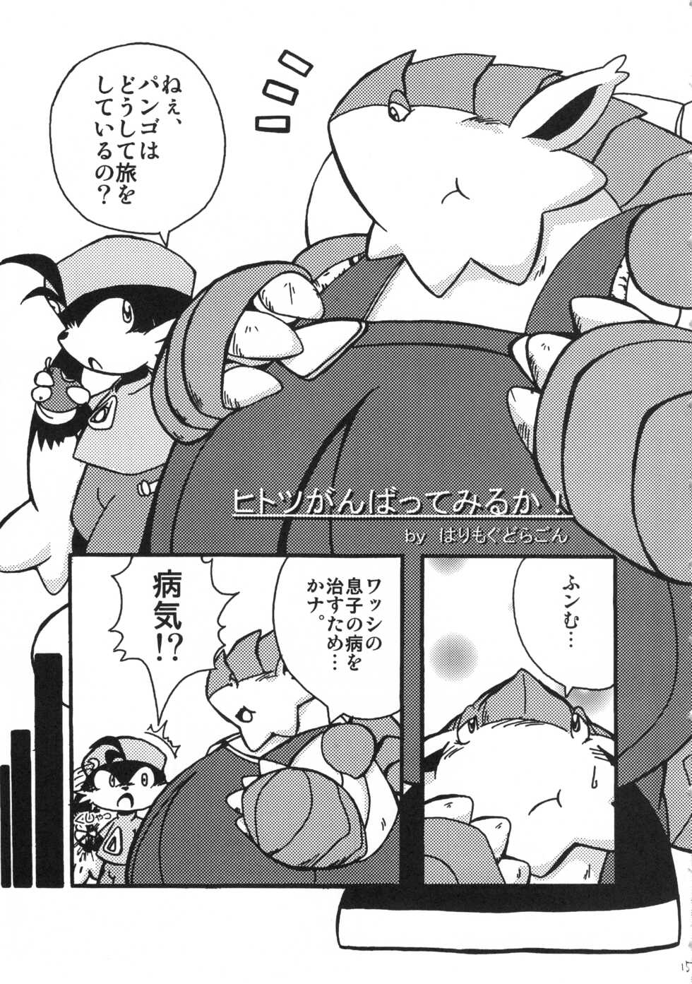 (C66) [Fuwamoko Honpo (Various)] Natsu da! Hanabi da! Pango Matsuri (Klonoa) - Page 14