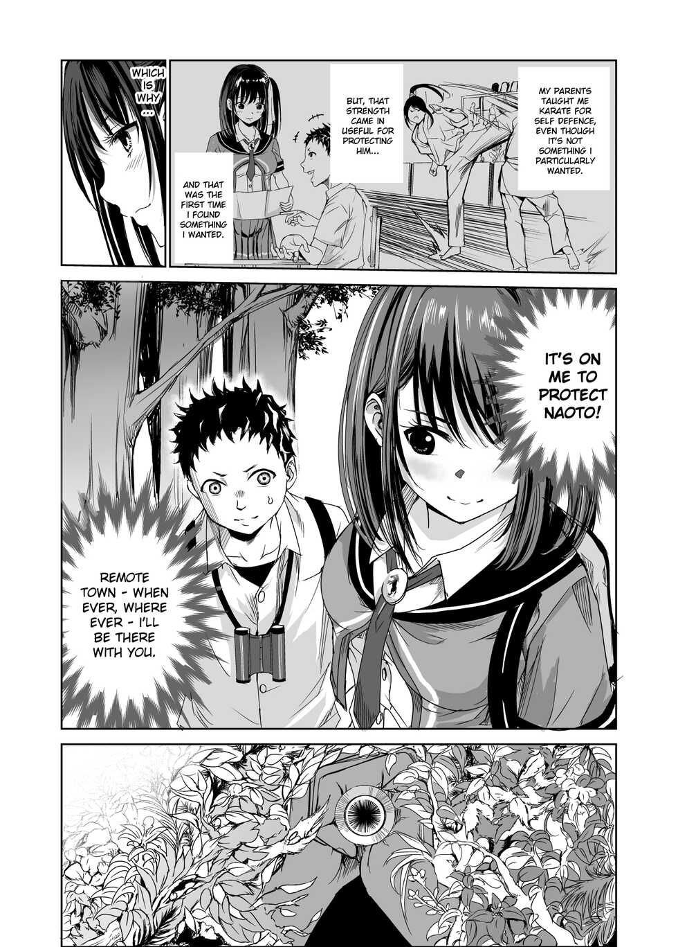 [Raid Socks (Tricky)] Tsuyagari Mura 1 ~Kareshi o Mamoru Tame Hikyou no Mura de Kyousei Gohoushi & NTR Sex~ [English] [RuruScanlations] - Page 7