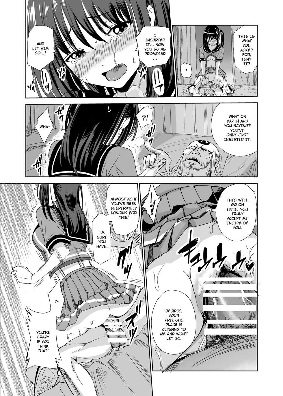 [Raid Socks (Tricky)] Tsuyagari Mura 1 ~Kareshi o Mamoru Tame Hikyou no Mura de Kyousei Gohoushi & NTR Sex~ [English] [RuruScanlations] - Page 34