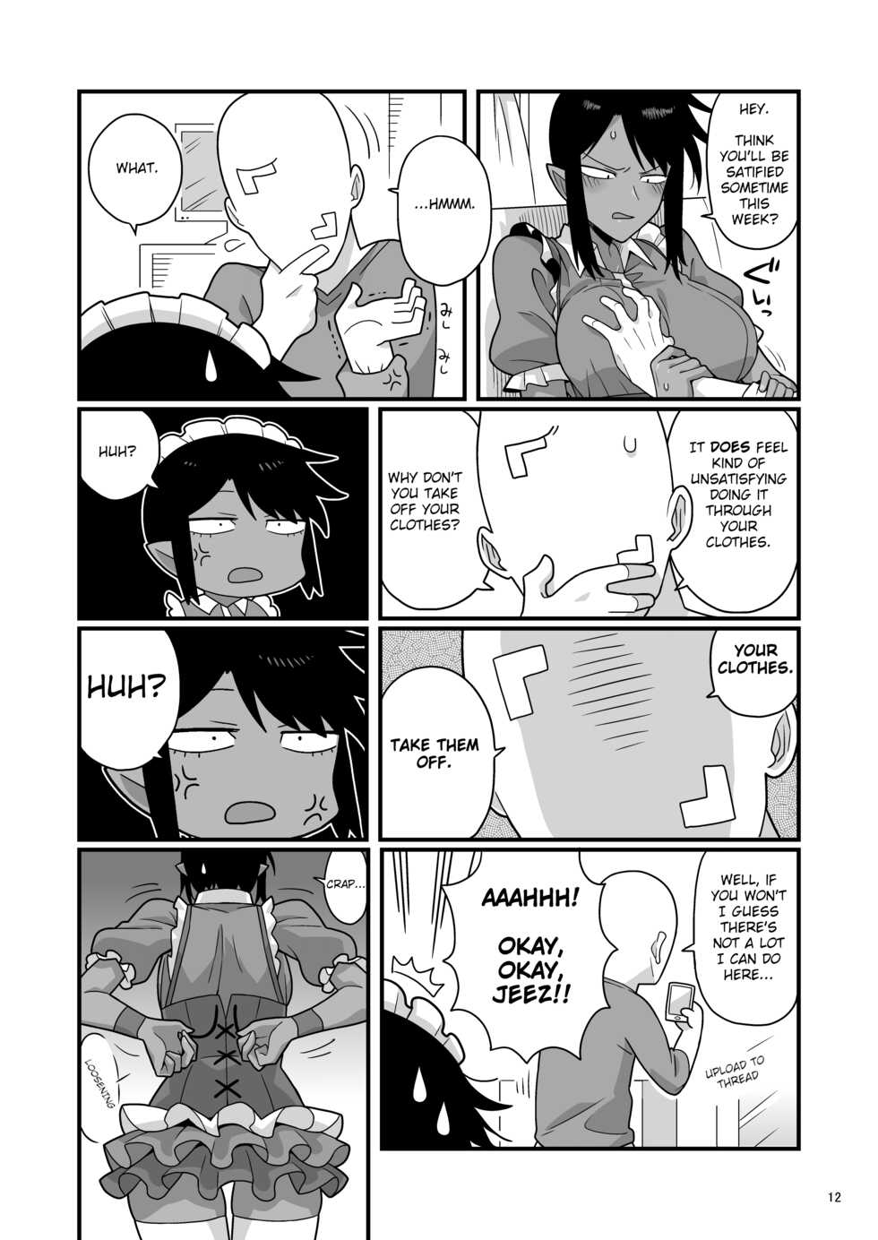 [Ebi Fry Teishoku (Guee)] Kuchi Warui-san no Yowami o Nigitte Iroiro Sasete Morau Hon (Futaba Channel) [English] [cowboy] [Digital] - Page 11