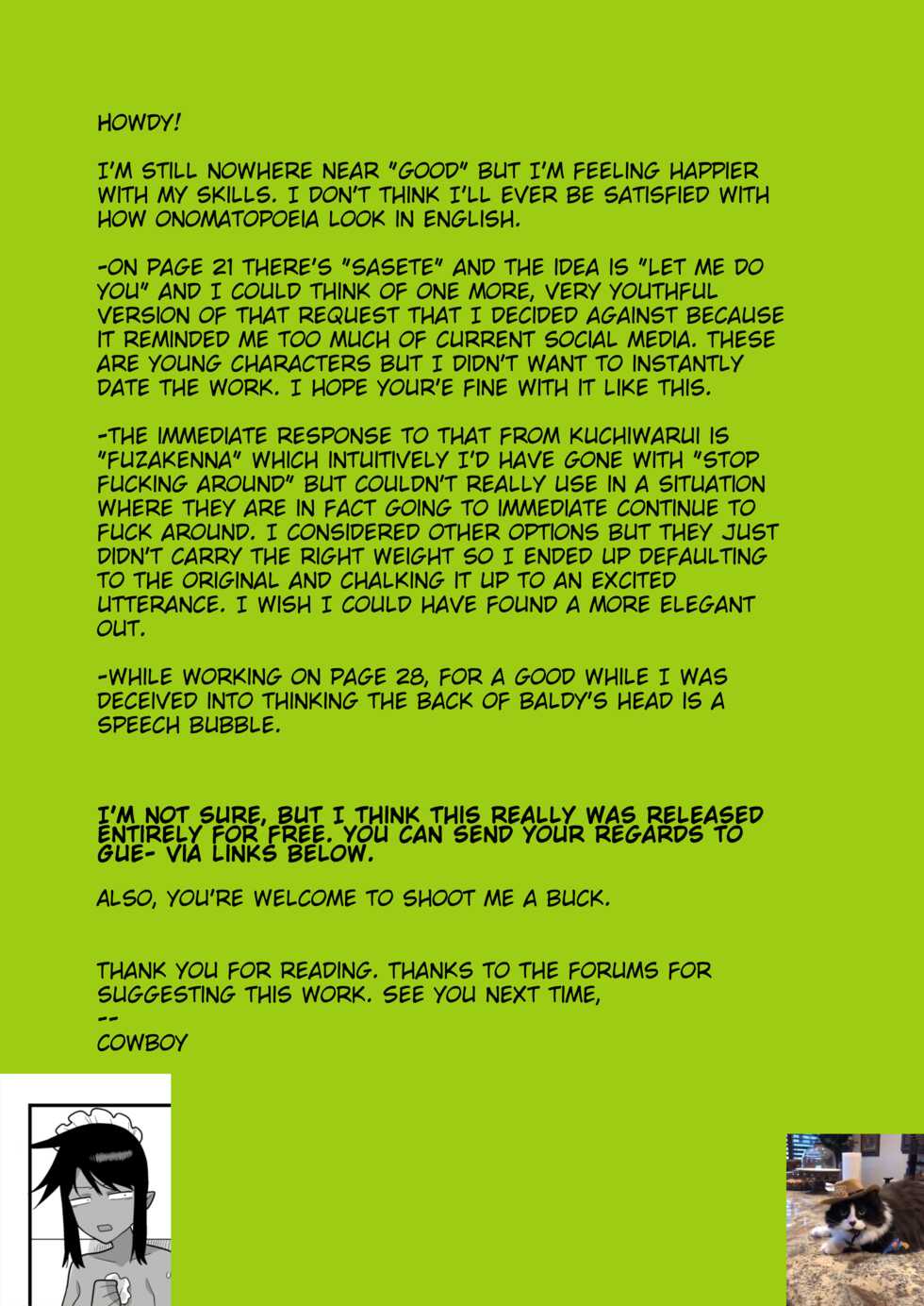 [Ebi Fry Teishoku (Guee)] Kuchi Warui-san no Yowami o Nigitte Iroiro Sasete Morau Hon (Futaba Channel) [English] [cowboy] [Digital] - Page 37