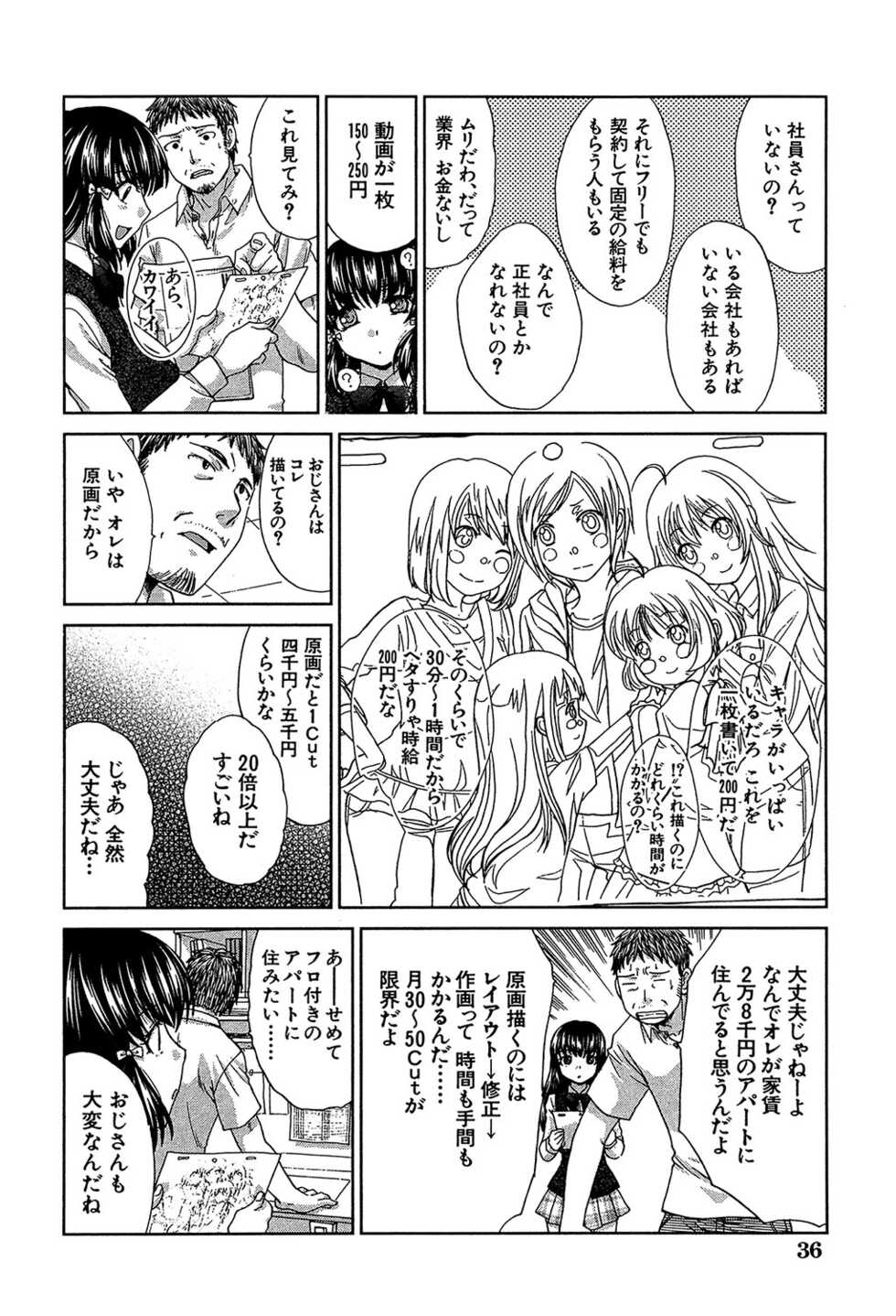 [Itaba Hiroshi] Animator, Iede Shoujo o Hirou. - An Animator Gathers a Girl Who Has Run Away From Home [Digital] - Page 37