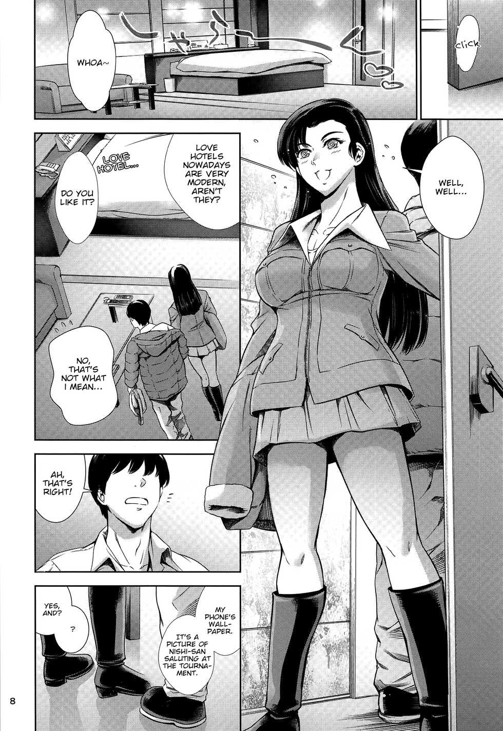 (C97) [Mesu Gorilla. (Tuna Empire)] Kinuyo-chan to LoveHo | Love Hotel with Kinuyo-chan (Girls und Panzer) [English] [Yravir Translation] [Decensored] - Page 7
