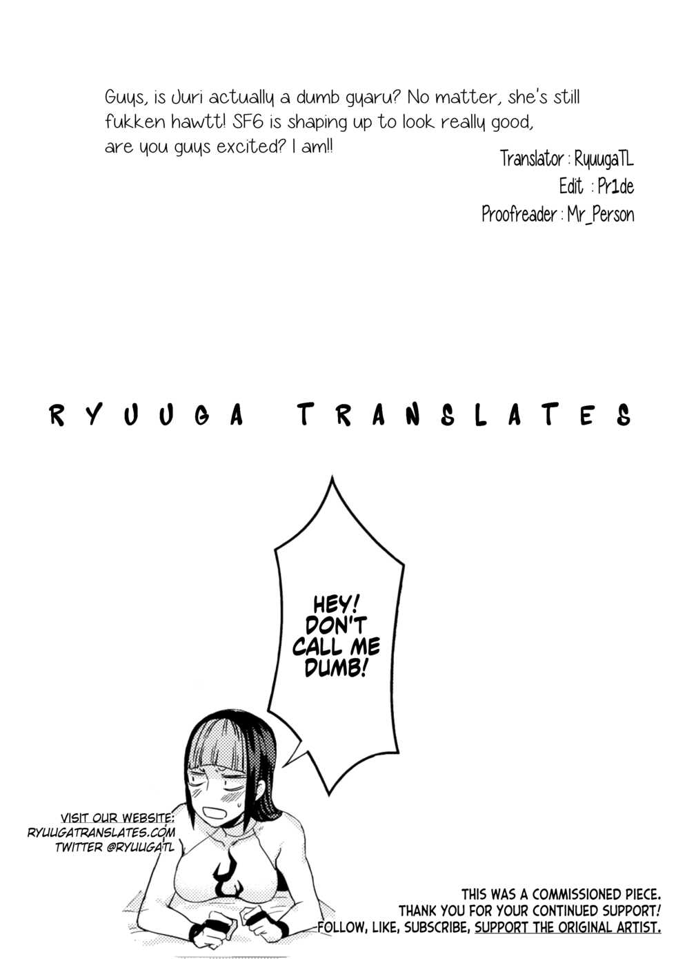 (C100) [Gagaga Honpo (Gar)] Haa? Atashi ga Akutoku Massage (Sonnamon) ni Makeru Wake ne～yo | Who, me? Losing to a phony masseuse? (Impossible) (Street Fighter) [English] [RyuugaTL] - Page 28