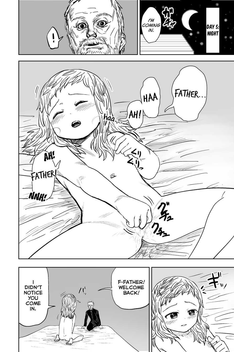 [Shizuma no Ie (Shizuma)] Loli Sister to Sex suru Isshuukan | A Week of Sex With a Loli Nun [English] [Charles210] - Page 37