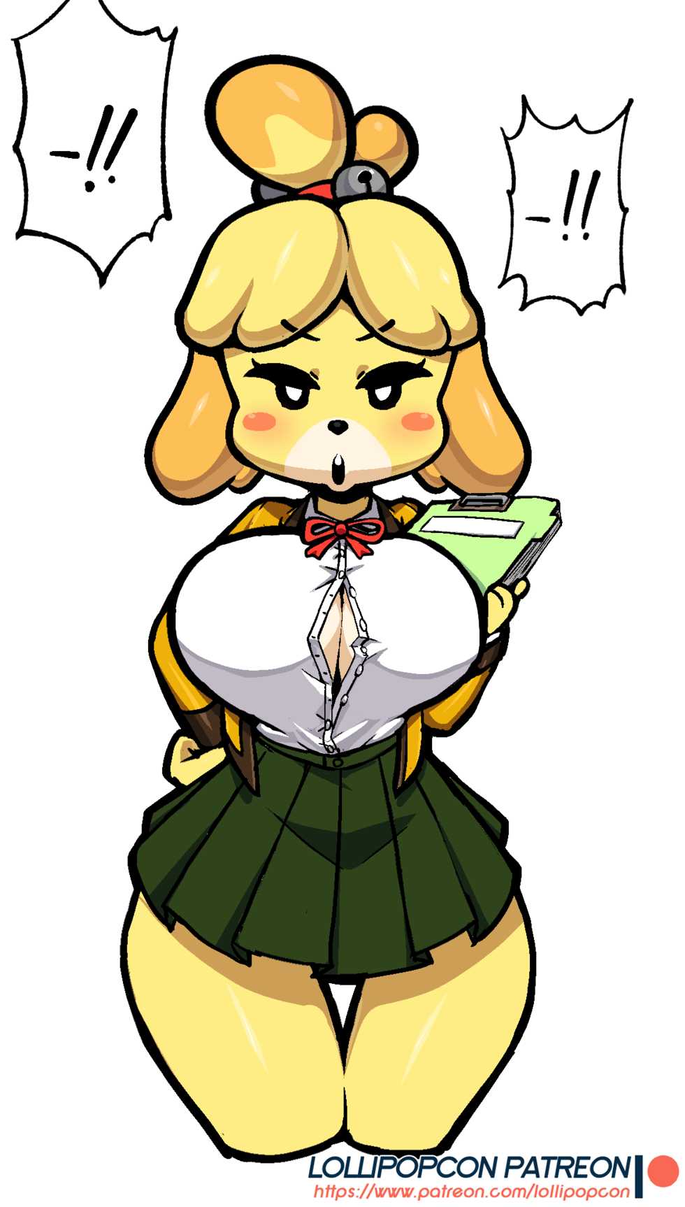 [Lollipopcon] LEWD Isabelle (Animal Crossing) - Page 1