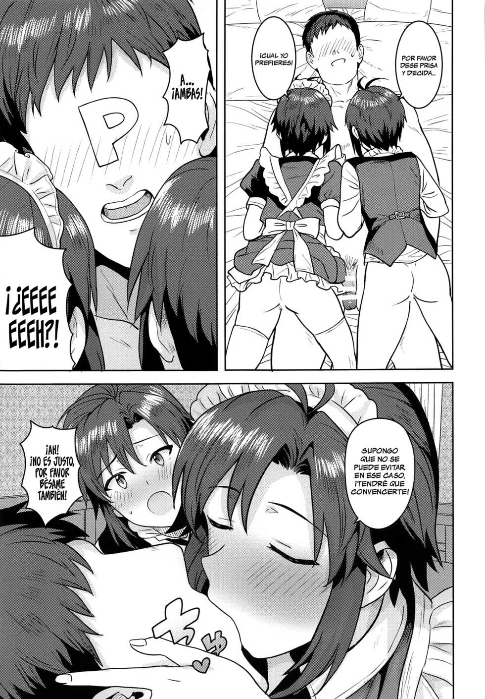 [PLANT (Tsurui)] Dochira o Onozomi desu ka ~Ryouhou Hen~ | ¿Qué Prefieres? ~Ambas Ediciones~ (THE IDOLM@STER) [Spanish] [Chunchunmaru Translations] - Page 4