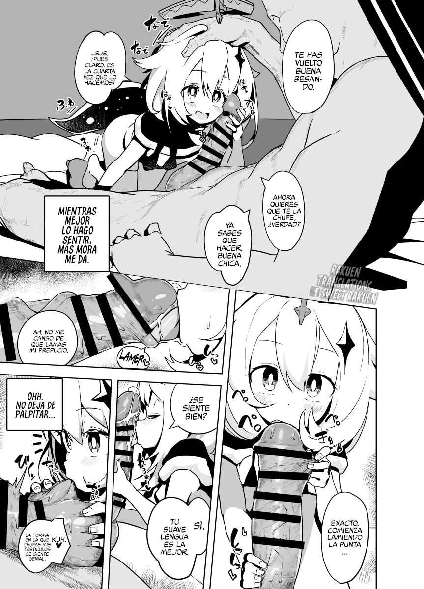 [Tottotonero Tarou.] Paimon Ero Manga (Genshin Impact) [Spanish] [Rakuen Translations] [Digital] - Page 3