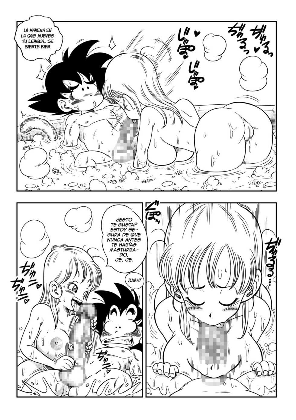 YamamotoDoujin - Bulma X Goku (Episode 1) Sexo en el baño - Page 8