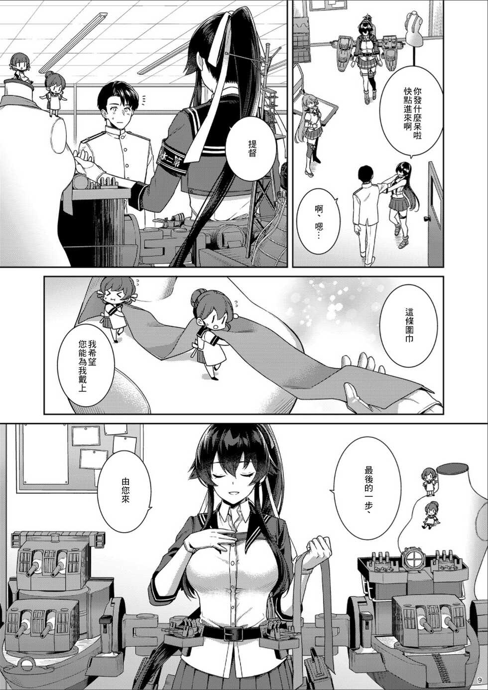 (C100) [Rosapersica (Ichinomiya)] Yoru Yahagi -14- Saiai no Saishinei, Kai Ni ni Naru (Kantai Collection -KanColle-) [Chinese] - Page 9