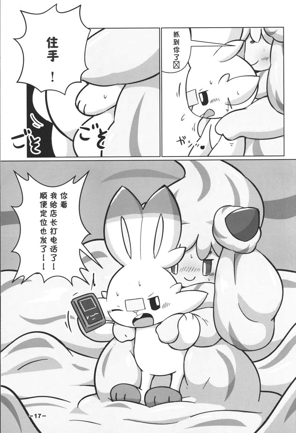 (C99) [Dounatsu kyookai (RAO)] Creamy Affection! (Pokémon) [Chinese] [虾皮汉化组] - Page 17