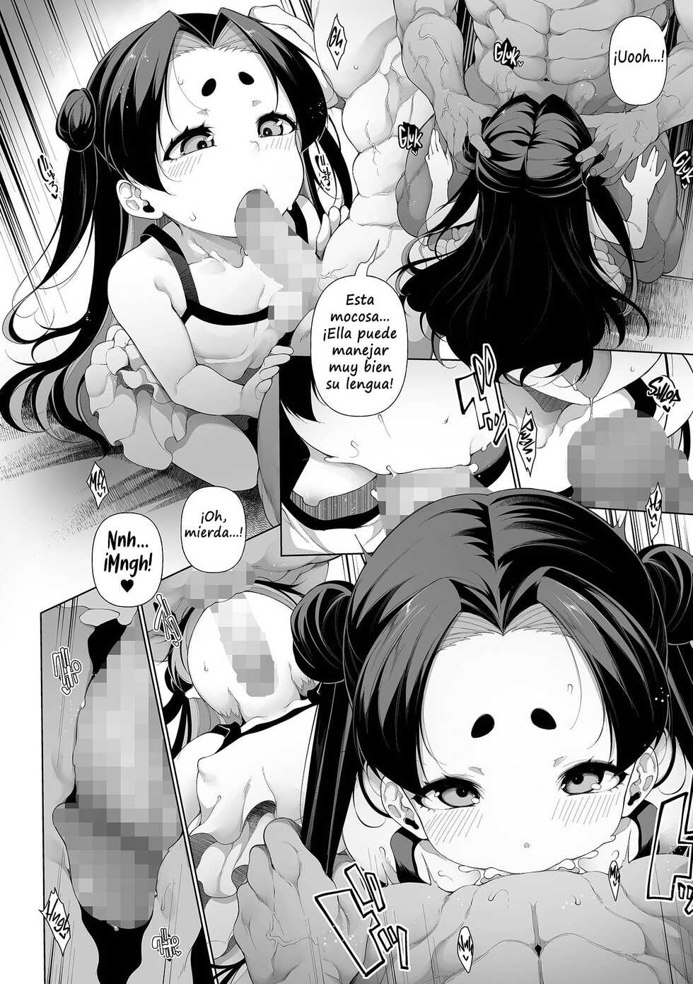 [Sakamata Nerimono] Mesugaki Wakarase Jyuku 5 | Mesugaki Correction School 5 (COMIC Mate Legend Vol. 47 2022-10) [Spanish] - Page 8