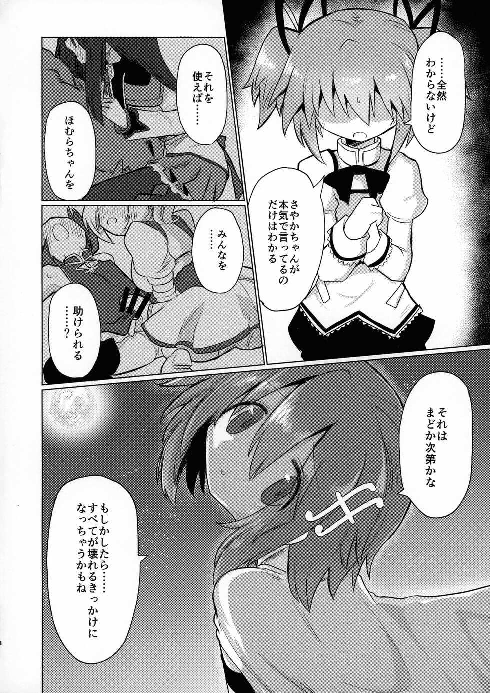 (C100) [Shadan Katsudou (Kyuusuikei)] Fellatiosaurus VS Mahou Shoujo Kouhen (Puella Magi Madoka Magica) - Page 8