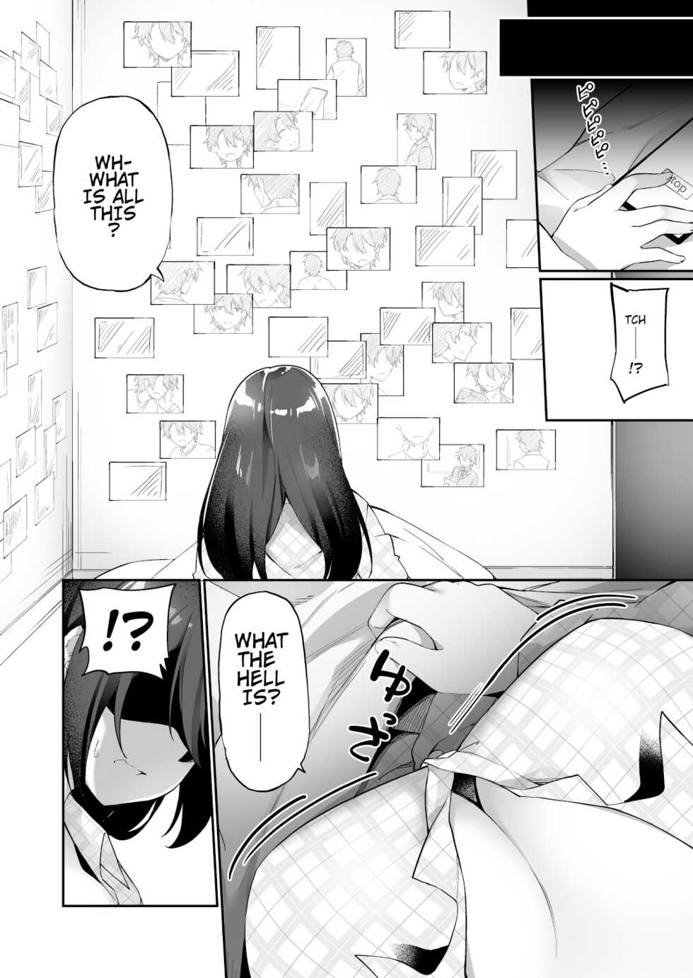 [Amuai Okashi Seisakusho (Kanmuri)] I Switched Bodies with my Large-Breasted Yandere Junior Who is Aroused Just by Hearing the Sound of My Voice! [English] [Round Circle Translation Group] - Page 5