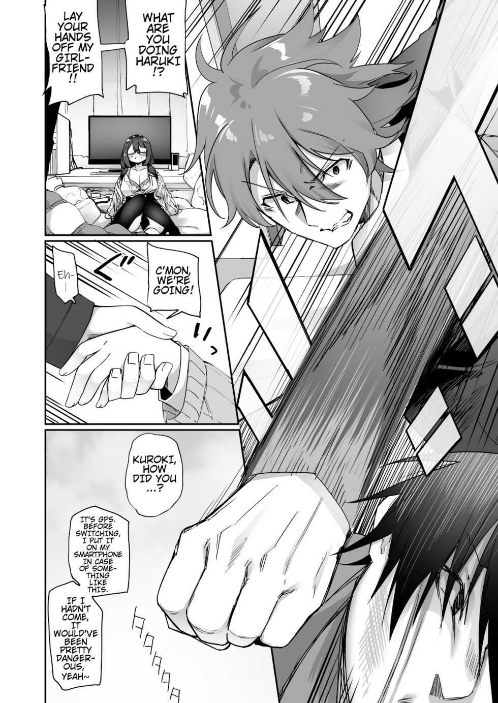 [Amuai Okashi Seisakusho (Kanmuri)] I Switched Bodies with my Large-Breasted Yandere Junior Who is Aroused Just by Hearing the Sound of My Voice! [English] [Round Circle Translation Group] - Page 33