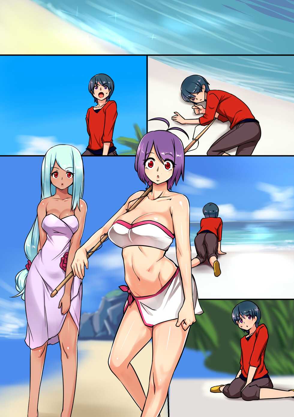 [NCP] Futanari Chinpo de Otokonoko ni saserareta Boku. shota otoko o Oneesan-tachi no Kyokon ni Mesu Ochi Sareru - Page 27