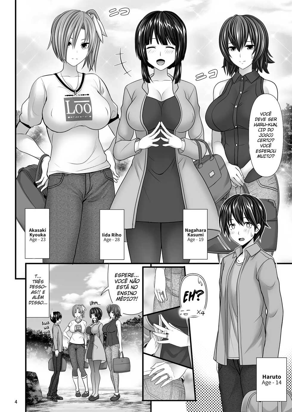 [Makino Eki (Makinosaka Shinichi)] Hitozuma SeFri [Portuguese-BR] [Gill] - Page 4