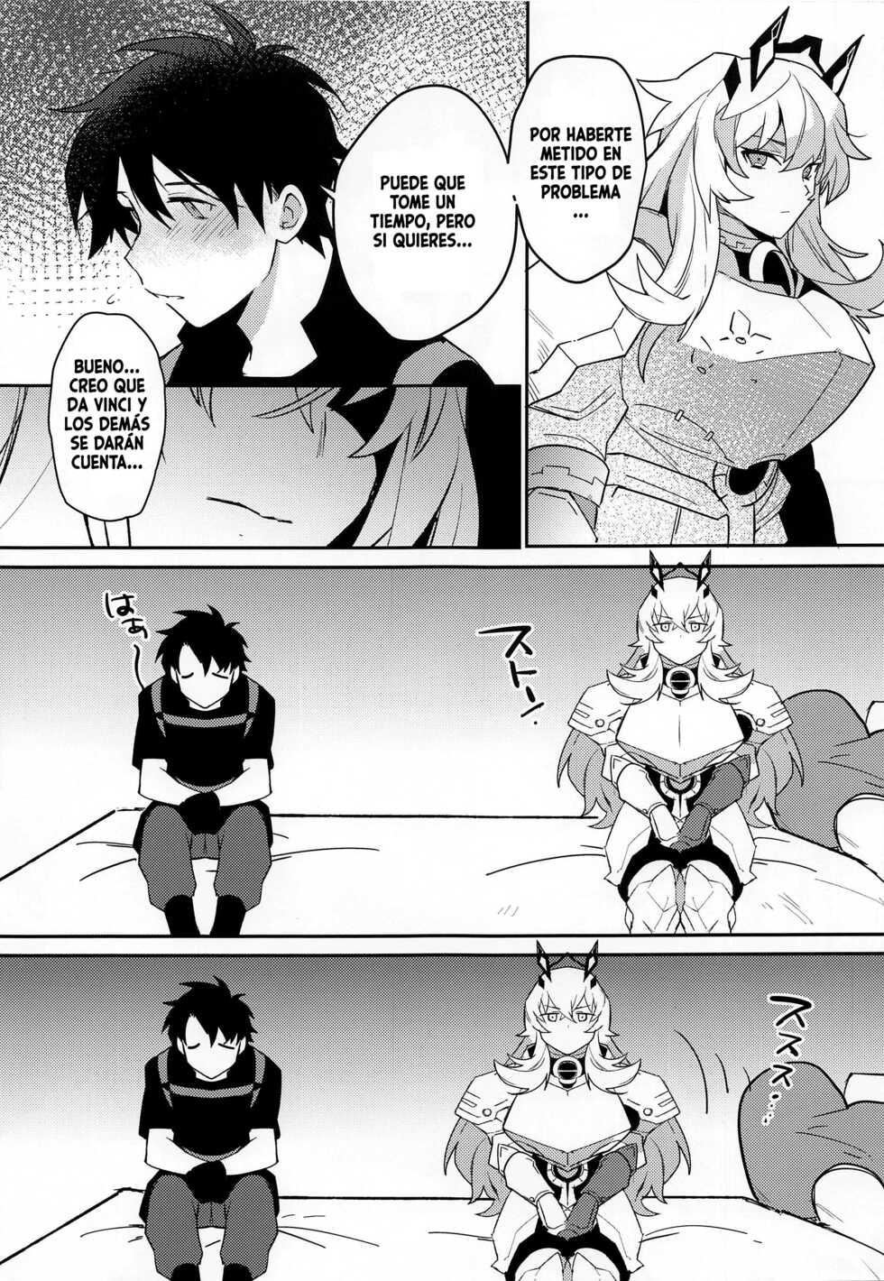 (C100) [Ash wing (Makuro)] Kimi to Kiss Shinai to Derarenai Heya (Fate Grand Order) [Spanish] - Page 6