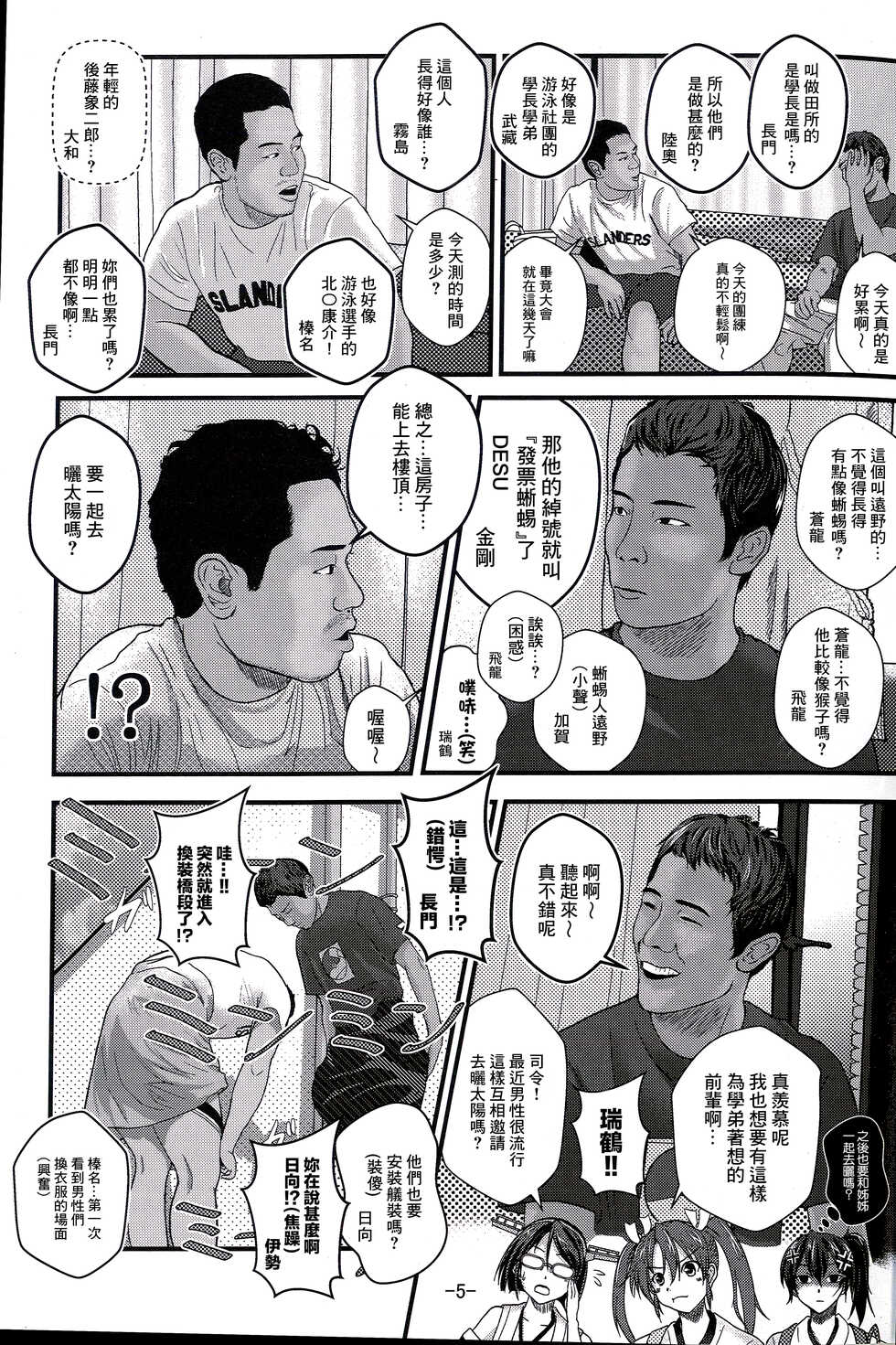 (Houraigekisen! Yo-i! 28Senme) [CocooN] KanColle x Inmu Kanzenban (Kantai Collection -KanColle-, Manatsu no Yo no Inmu)[chinese]【基德漢化組】 - Page 6