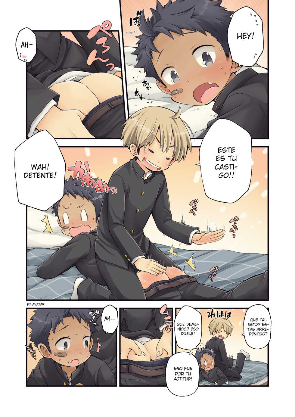 [CHIN-UP (Pocchi)] Moratta Request o Narubeku Ire nagara Tada Ichaicha suru Manga o Kaite mita!! [Spanish] [Avatar-kun] [Digital] - Page 6