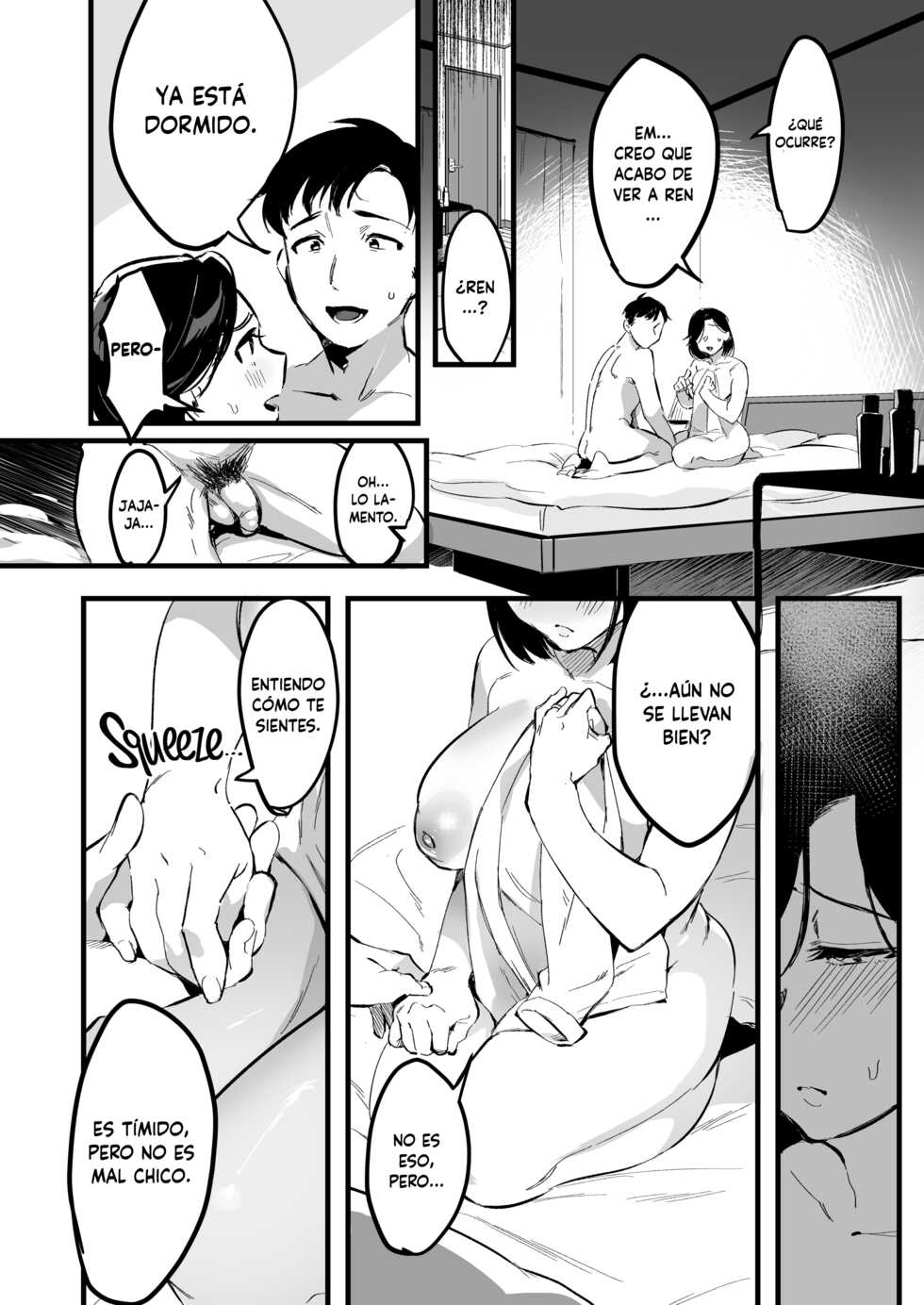 [Hatake no Oniku (Minamoto)] Batsuichi Komochi Zenpen | Divorciado con un Niño Parte 1 [Spanish] [Decensored] [Rakuen & HGnF] [Digital] - Page 9