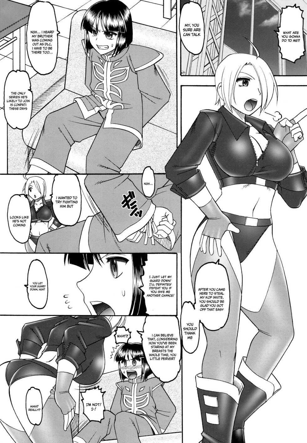 (C90) [SEMEDAIN G (Mokkouyou Bond, Mizutani Mint)] Akujo-tachi no Itazura | Mischief of The Wicked Women (King of Fighters) [English] {Doujins.com} - Page 4