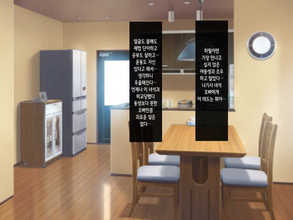 [Hot Mikan (Kishimen)] Haramase Sex shinai to Derarenai Heya de Imouto to Pakopako Hamehame shitatta | 임신 섹스하지 않으면 나갈 수 없는 방에서 여동생과 엄청나게 섹스해 버렸다! [Korean] - Page 6