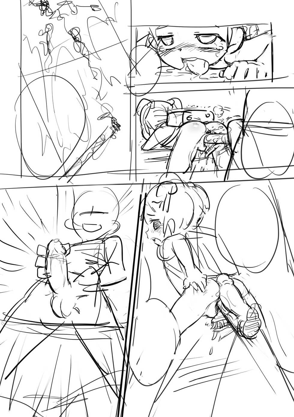 [Black Moon (Kurotsuki)] Nichijou Doujin Rough Collection (Nichijou) - Page 19