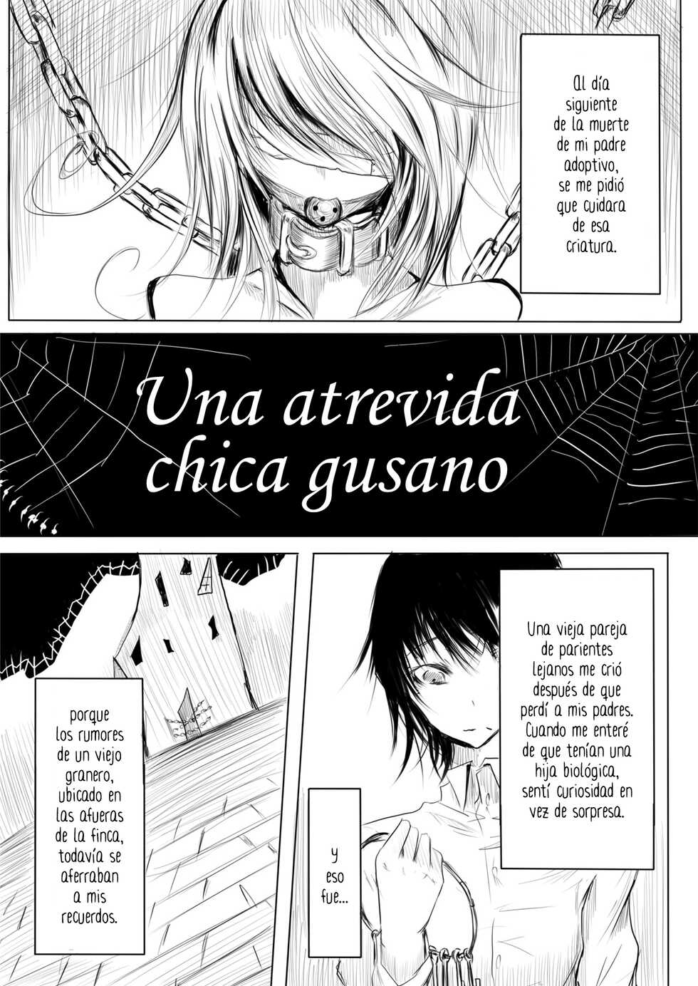 [Ganmarei] Una atrevida chica gusano [Spanish] [Digital] - Page 2