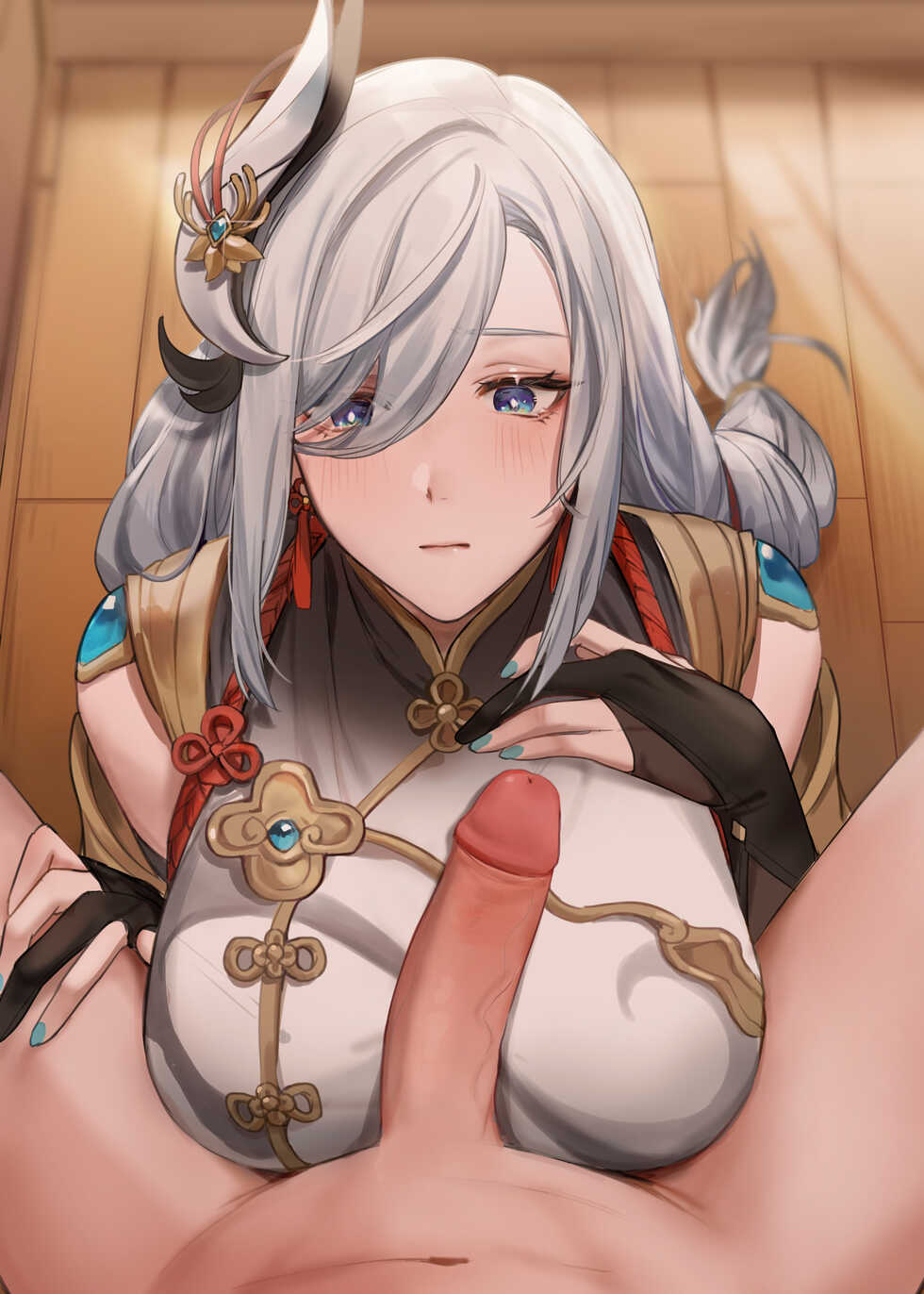 [Muunai] Shenhe (Genshin Impact) (Textless) - Page 1