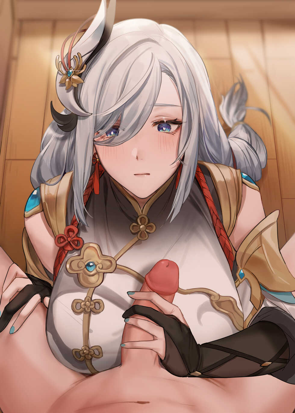 [Muunai] Shenhe (Genshin Impact) (Textless) - Page 10