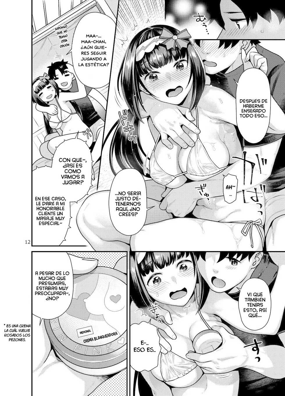[Nekomataya (Nekomata Naomi)] Muchimuchi Hime to Esthe Gokko | Jugando A Ser Masajista Con Una Princesa Suave (Fate/Grand Order) [Spanish] [Digital] - Page 12