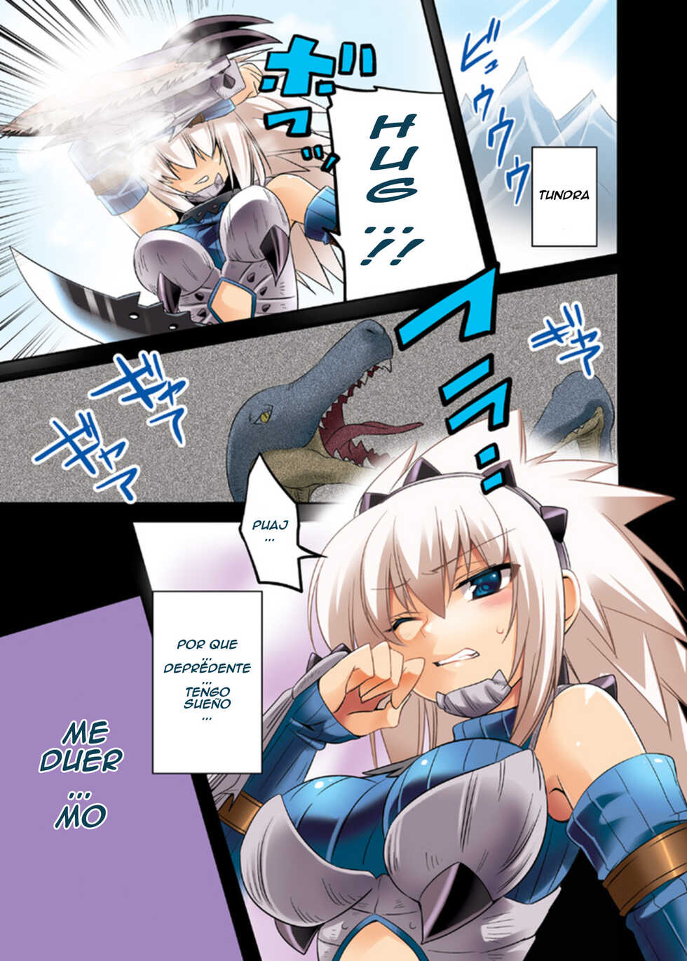 (C79) [Princess Heart (Amagai Yukino)] Kariudo Shinsho 3 (Monster Hunter)[Spanish] - Page 2