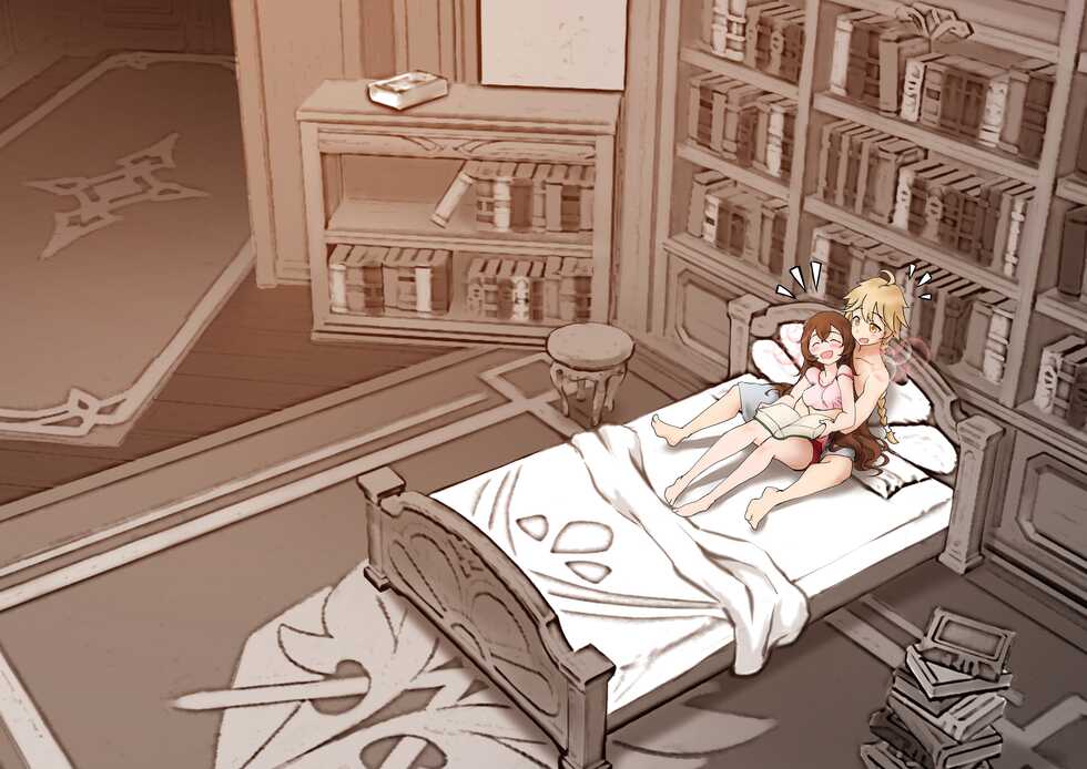 [RoyBoy] Amber x Sora Junai Combi no H (Genshin Impact) [Chinese] - Page 7